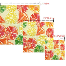 Load image into Gallery viewer, Reusable Beeswax Cloth Wrap Food Fresh Bag Lid Cover Stretch Lid Jungle Party Bees wax wrap plastic wrap for Sandwich Cheese
