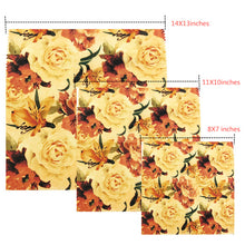 Load image into Gallery viewer, Reusable Beeswax Cloth Wrap Food Fresh Bag Lid Cover Stretch Lid Jungle Party Bees wax wrap plastic wrap for Sandwich Cheese
