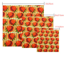Load image into Gallery viewer, Reusable Beeswax Cloth Wrap Food Fresh Bag Lid Cover Stretch Lid Jungle Party Bees wax wrap plastic wrap for Sandwich Cheese
