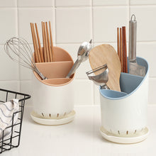 Load image into Gallery viewer, Multi-Function Chopsticks Spoon Drain Rack Chopsticks Tube Kitchen Cutlery Storage Holder
