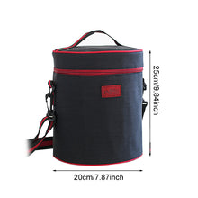 Load image into Gallery viewer, Portable Insulated Cooler Bento Tote Thermal Lunch Bag Women  Family Travel Picnic Drink Fruit Food Fresh Organizer Accessories
