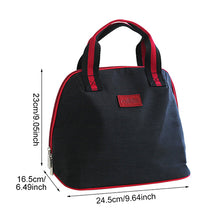 Load image into Gallery viewer, Portable Insulated Cooler Bento Tote Thermal Lunch Bag Women  Family Travel Picnic Drink Fruit Food Fresh Organizer Accessories
