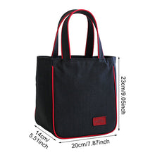 Load image into Gallery viewer, Portable Insulated Cooler Bento Tote Thermal Lunch Bag Women  Family Travel Picnic Drink Fruit Food Fresh Organizer Accessories
